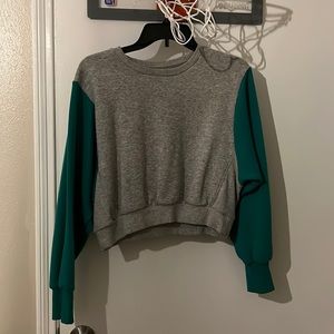 Retro Style Joy Lab Cropped Sweatshirt Womens